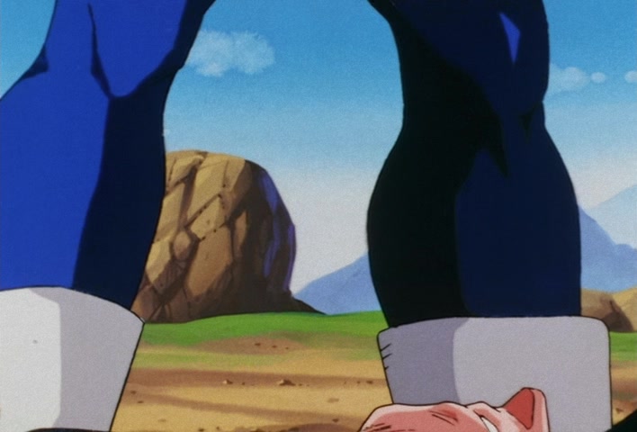 Dragon Ball Z Ep 129: The Might of Vegeta!! The Blood of a Super Saiyan Awakens @ 08:42
