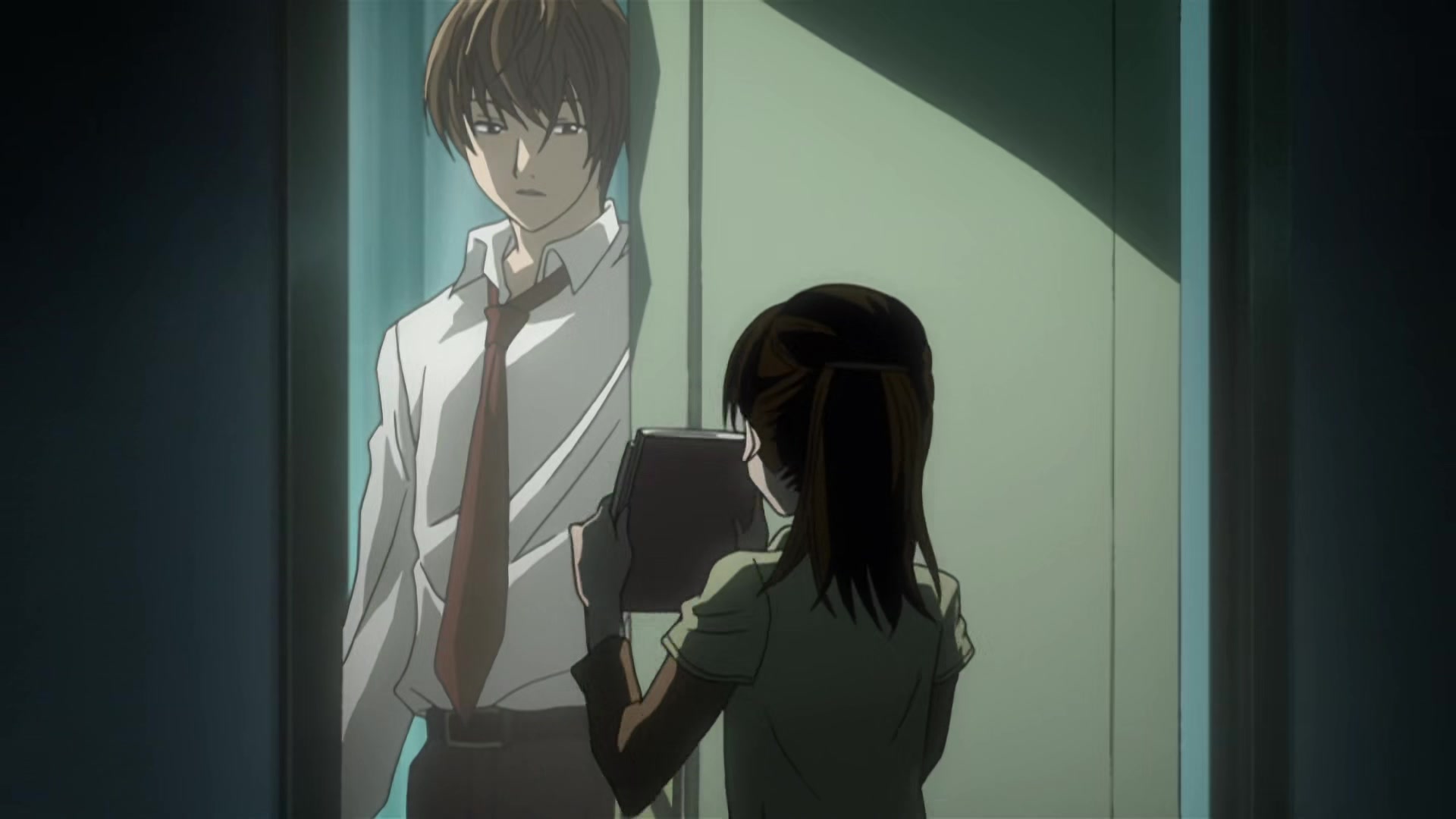 Death Note Ep 2: Confrontation @ 04:32