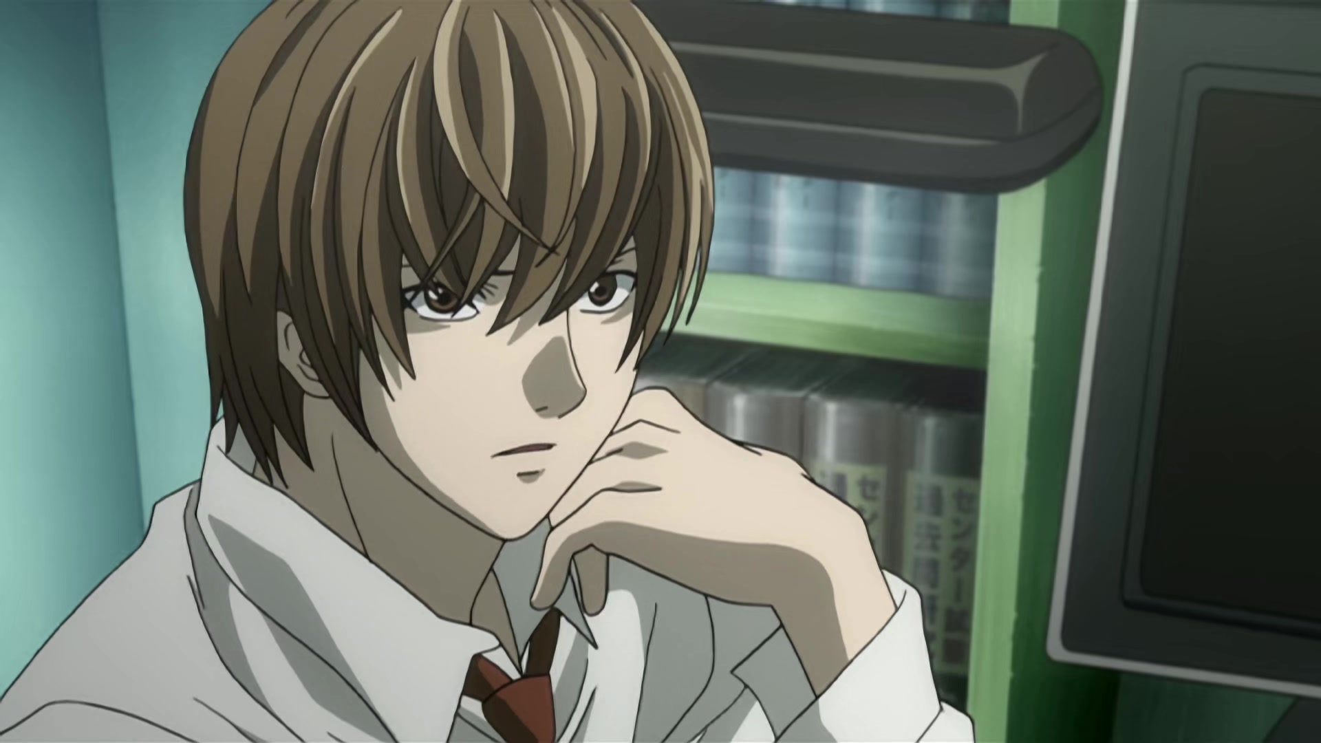 Death Note Ep 2: Confrontation @ 11:55