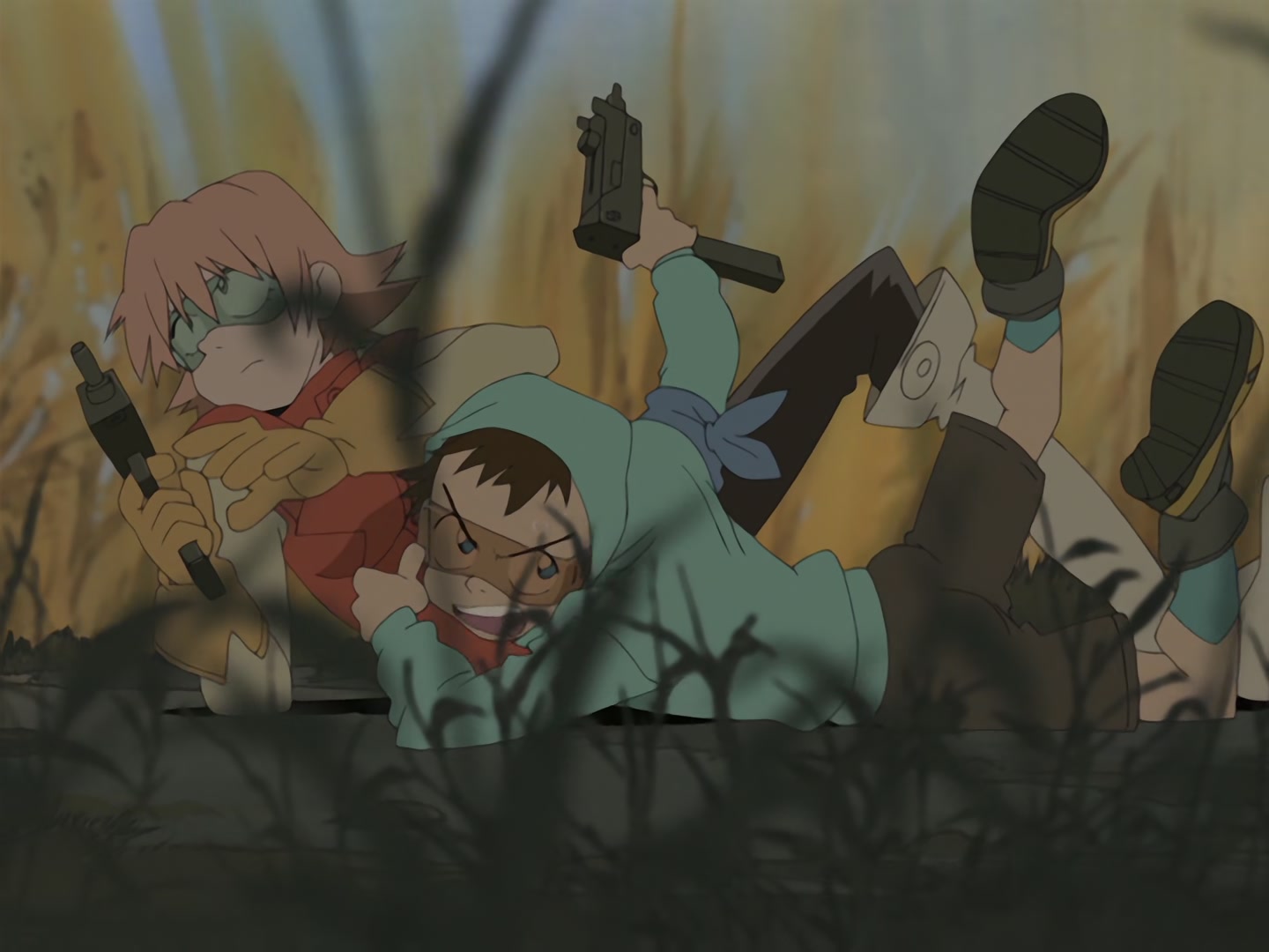 FLCL — Ep 5: Brittle Bullet @ 00:18