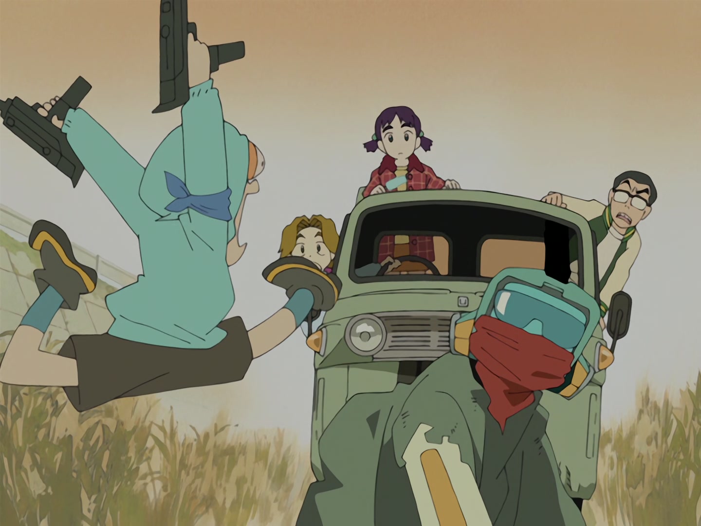 FLCL — Ep 5: Brittle Bullet @ 07:13